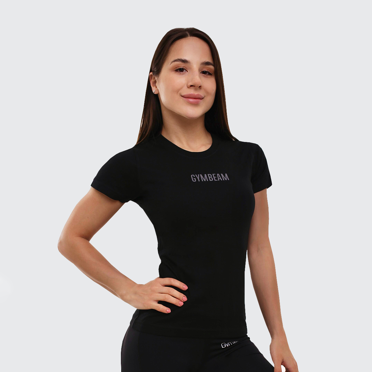 Dámské tričko FIT Black - GymBeam