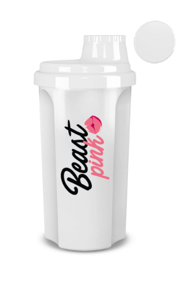 Šejkr BeastPink bílý 700 ml - BeastPink