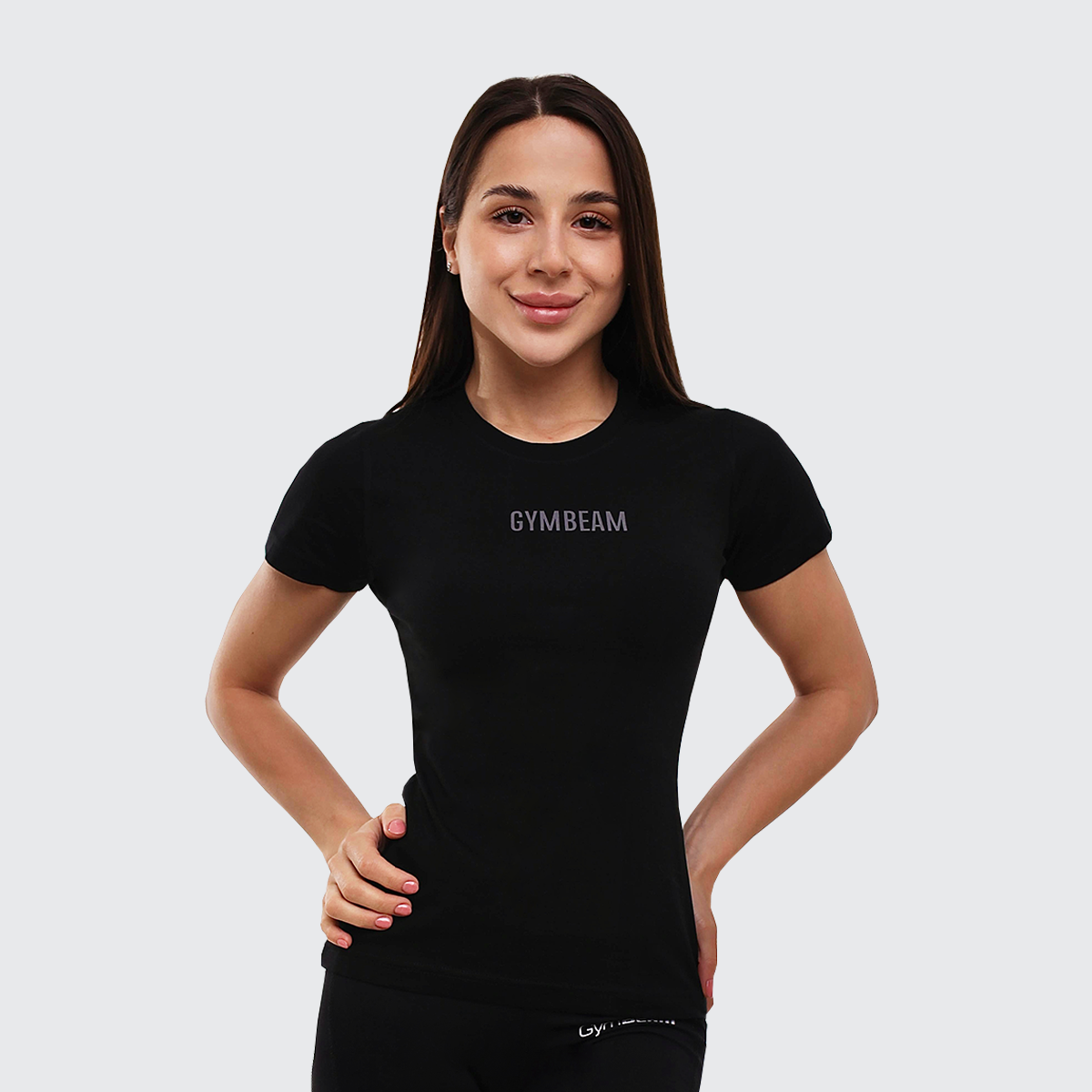 Dámské tričko FIT Black - GymBeam