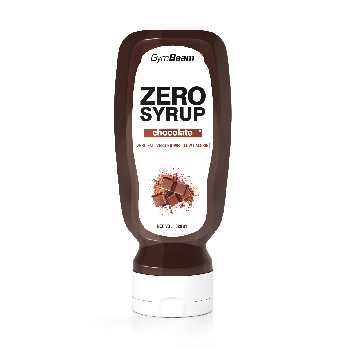 ZERO SIRUP čokoláda 320 ml - GymBeam