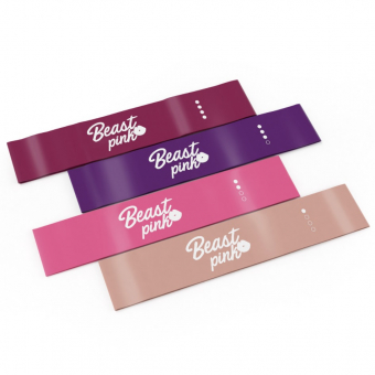 Posilovací gumy Resistance Set - BeastPink