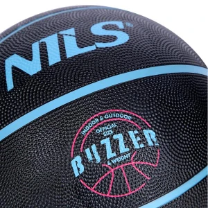 Basketbalový míč Nils Černý Buzzer