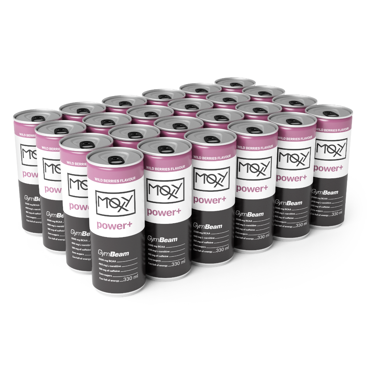 MOXY power+ Energy Drink 330 ml - GymBeam